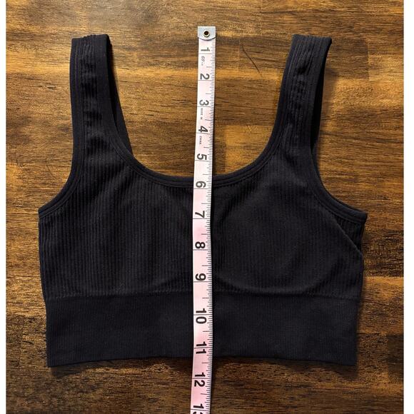 Set of 2 Quince Women’s XS Bralette Pullover Wireless Ribbed Stretch Tank Bra - Picture 9 of 11